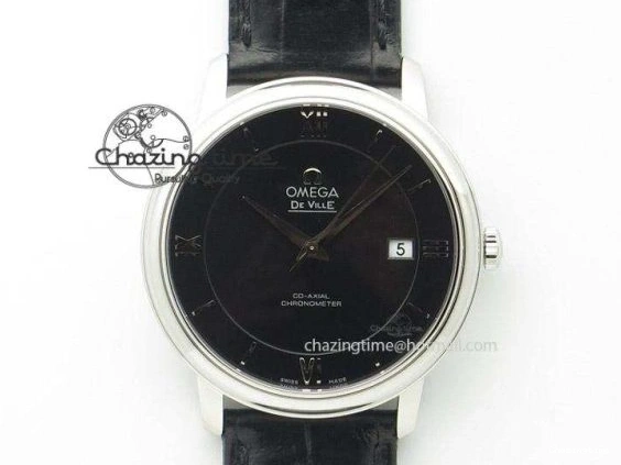 0406 ZeroBulk Ladies’ De Ville Trésor Diamond SS 3AF 1:1 Best Edition White Dial Black Markers On Black fabric strap Swiss Quartz 7880